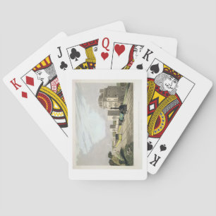 Baraja De Cartas Vista del ferrocarril de Manchester y Liverpool, t