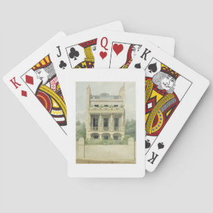 Baraja De Cartas Vista del frente trasero del hou de la esperanza