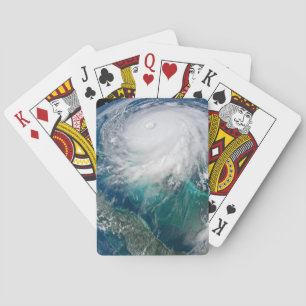 Baraja De Cartas Vista Del Huracán Dorian.