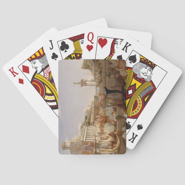 Baraja De Cartas Vista del Imperio Romano (Consumo del Imperio) (Reverso)