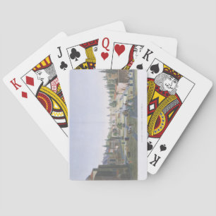 Baraja De Cartas Vista del patio externo del serrallo, Topka