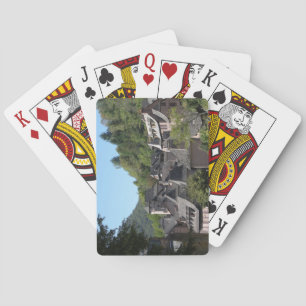 Baraja De Cartas Vista del pueblo medieval (foto)