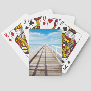 Baraja De Cartas Vista desde el muelle desde el mar
