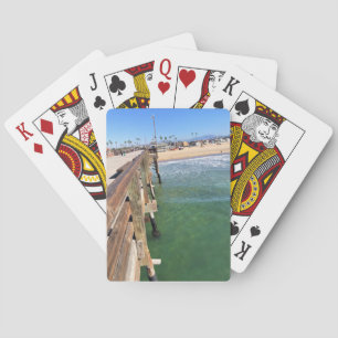 Baraja De Cartas Vista desde el muelle, Newport Beach, California