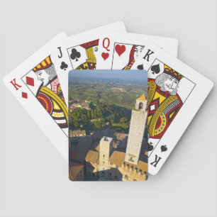 Baraja De Cartas Vista desde la torre, San Gimignano, Siena, Toscan