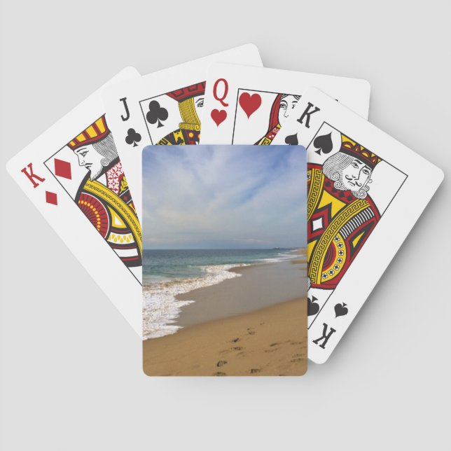 Baraja De Cartas Vista desde Wedge, Newport Beach, California (Reverso)