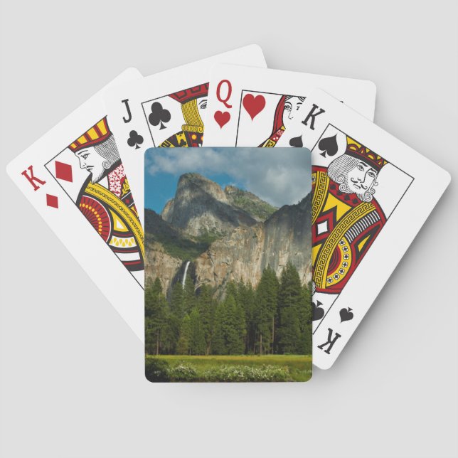 Baraja De Cartas Vista dramática del valle de Yosemite desde las pu (Reverso)