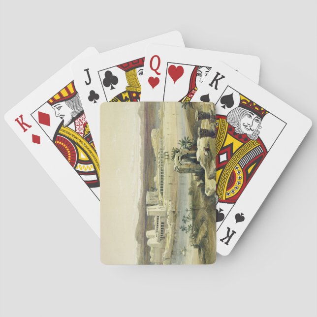 Baraja De Cartas Vista general de la isla de Filae, Nubia, desde (Reverso)