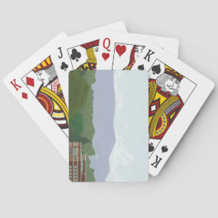 Baraja De Cartas vista montañosa