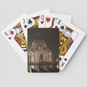 Baraja De Cartas Vista nocturna sobre el agua de San Giorgio Maggio