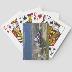 Baraja De Cartas Vistas a la ciudad elevadas y Hotel Marques de Ris