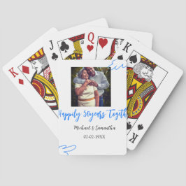 Baraja De Cartas vitoreando a 50 años de aniversario nombre de foto