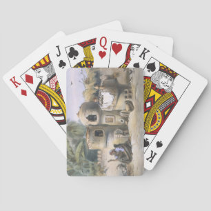 Baraja De Cartas Viviendas campesinas en el Alto Egipto, ilustracio