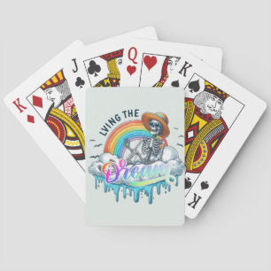 Baraja De Cartas Viviendo el sueño - Skeleton