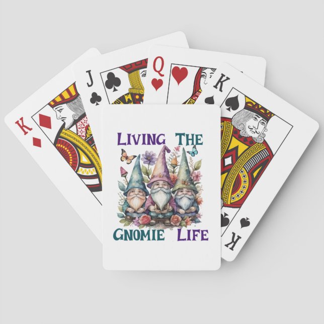 Baraja De Cartas Viviendo la vida de gnomo (Reverso)