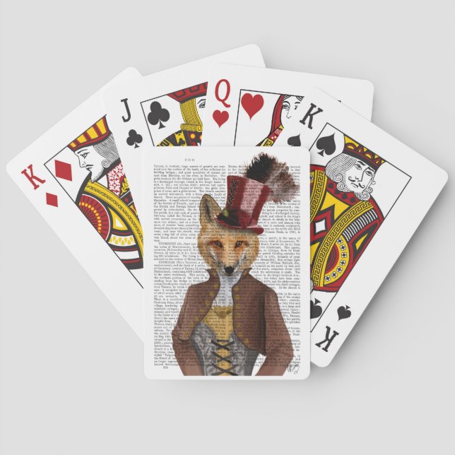 Baraja De Cartas Vivienne Steampunk Fox (Reverso)