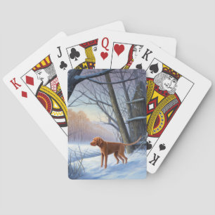 Baraja De Cartas Vizla Let It Snow Navidades