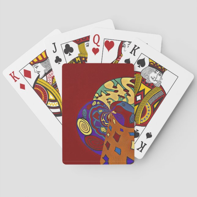 Baraja De Cartas Volar hacia arriba (Reverso)