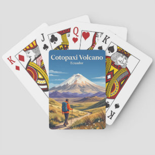 Baraja De Cartas Volcán Cotopaxi Ecuador