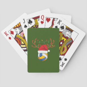Baraja De Cartas Voleibol   Navidades de voleibol
