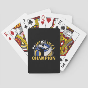 Baraja De Cartas Voleibol   Práctica Como Campeón