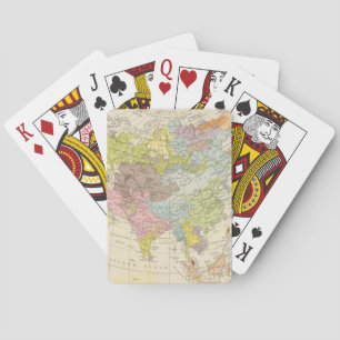 Baraja De Cartas Volkerkarte von Asien - Mapa de Asia