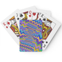 vórtices multicolores en Bicycle Playing Cards