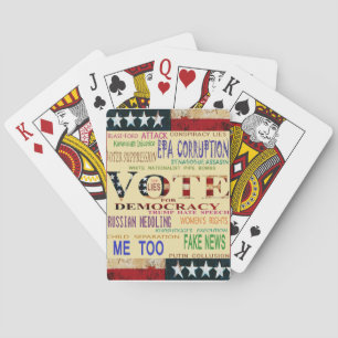 Baraja De Cartas Vota por la democracia