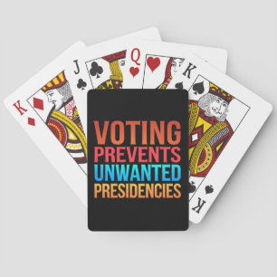 Baraja De Cartas Votación previene elecciones presidenciales no des