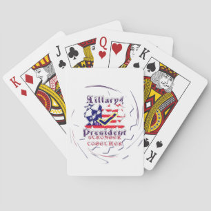 Baraja De Cartas Votar por Hillary USA más fuerte juntos Mi Preside