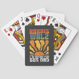 Baraja De Cartas Votaré por las elecciones de Gus Dad Harris Walz