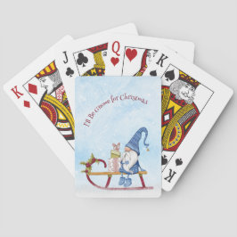 Baraja De Cartas Voy a ser ganada para Navidades Vacaciones Punny