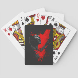 Baraja De Cartas Voz en Rojo