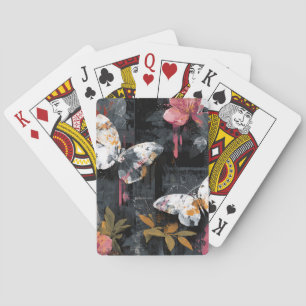 Baraja De Cartas Vuelo de Mariposa Abstracta Vibrante (3)