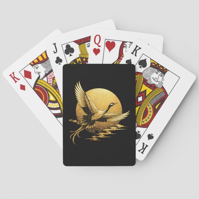 Baraja De Cartas Vuelo Dorado (Reverso)