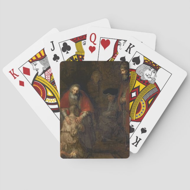 Baraja De Cartas Vuelta del hijo despilfarrador, c.1668-69 (Reverso)