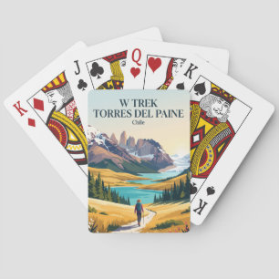 Baraja De Cartas W Trek Torres del Paine Chile