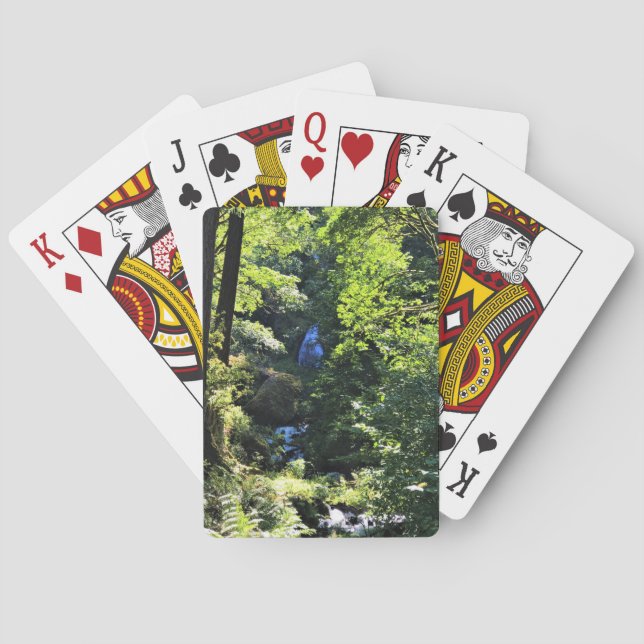 Baraja De Cartas Wahkeena Falls, OR (Reverso)