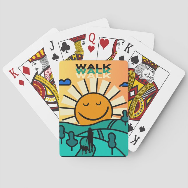 Baraja De Cartas Walking Dog Happy Morning Sun (Reverso)