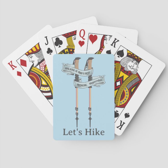 Baraja De Cartas walking is the best medic Hippocrates hiking pulse (Reverso)