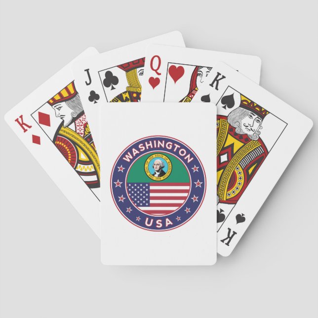 Baraja De Cartas Washington (Reverso)