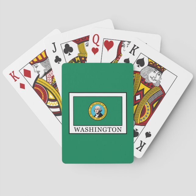 Baraja De Cartas Washington (Reverso)