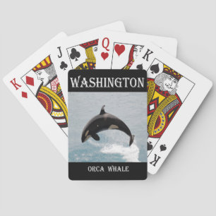 Baraja De Cartas Washington Orca Whale