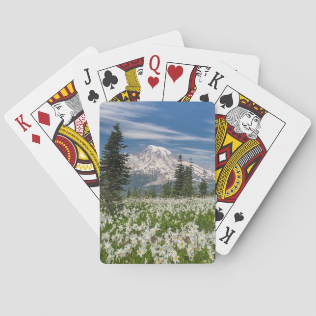 Baraja De Cartas Washington, Parque Nacional Mount Rainier 1 (Reverso)