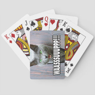 Baraja De Cartas WASSUP - Meme Cat