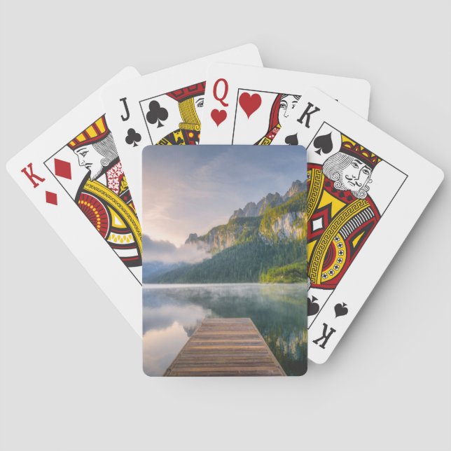 Baraja De Cartas Water | Azure Alpine Lake, Austria (Reverso)