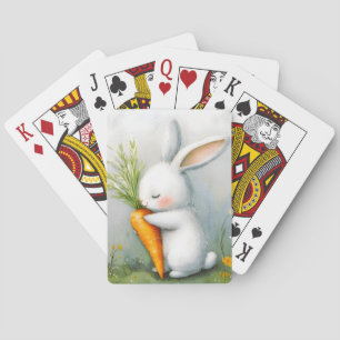 Baraja De Cartas Watercolor Bunny Happy Harvest