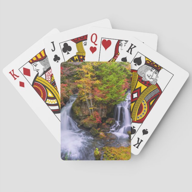 Baraja De Cartas Waterfalls | Faucet Waterfalls Nikko Japan Fall (Reverso)