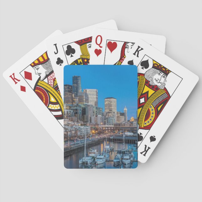 Baraja De Cartas Waterfront y Downtown (Reverso)