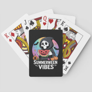 Baraja De Cartas Watermelon Summerween Skeleton Vibes